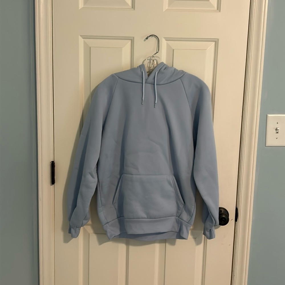 Light blue sweatshirt